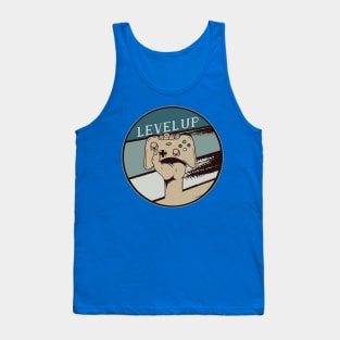 Level Up Gaming Nerds Vintage Retro Style Design Tank Top